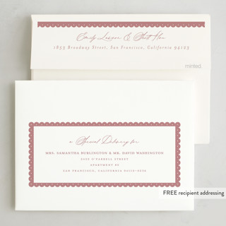 This is a cupcake babys first christmas with standard by Emily Betts called scallop frame printing on recycled smooth signature in standard