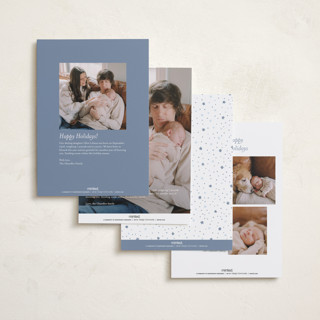 This is a powder babys first christmas with standard by Jenna Holcomb called our angel printing on recycled smooth signature in standard