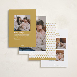 This is a golden babys first christmas with standard by Susan Asbill called blessed welcome printing on recycled smooth signature in standard