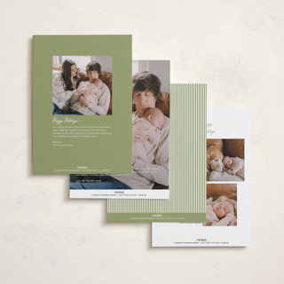 This is a mistletoe babys first christmas with standard by Julie Murray called little christmas printing on recycled smooth signature in standard