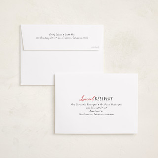 This is a coal babys first christmas with standard by Hooray Creative called merry scallop printing on recycled smooth signature in standard