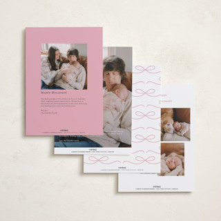 This is a candy babys first christmas with standard by Emily Betts called baby's first printing on recycled smooth signature in standard