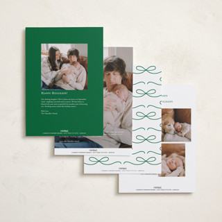 This is a pine babys first christmas with standard by Emily Betts called baby's first printing on recycled smooth signature in standard