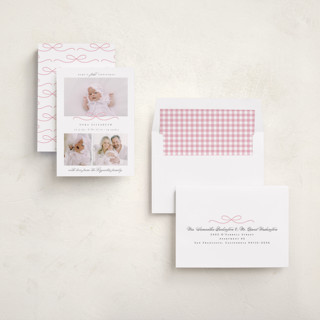 This is a candy babys first christmas with standard by Emily Betts called baby's first printing on recycled smooth signature in standard