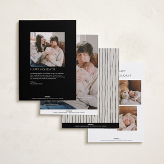 This is a midnight babys first christmas with standard by Inkblot Design called scroll printing on recycled smooth signature in standard