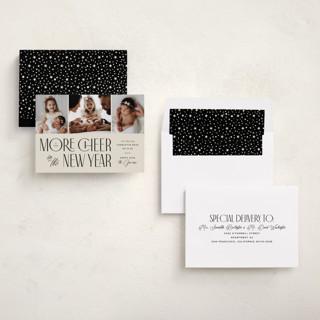 This is a vanilla babys first christmas with standard by Heather Schertzer called more cheer printing on recycled smooth signature in standard