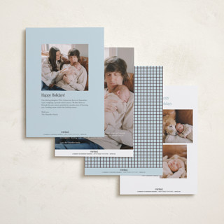 This is a frost babys first christmas with standard by Jenna Holcomb called news printing on recycled smooth signature in standard