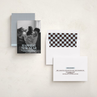 This is a frost babys first christmas with standard by Jenna Holcomb called news printing on recycled smooth signature in standard