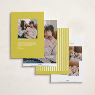 This is a citron babys first christmas with standard by Amy Kross called brighter side printing on recycled smooth signature in standard