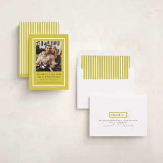 This is a citron babys first christmas with standard by Amy Kross called brighter side printing on recycled smooth signature in standard