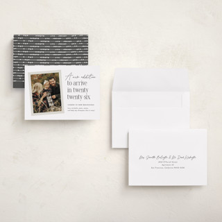 This is a winter babys first christmas with standard by Heather Schertzer called new addition printing on recycled smooth signature in grand