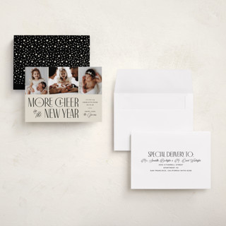 This is a vanilla babys first christmas with standard by Heather Schertzer called more cheer printing on signature in grand