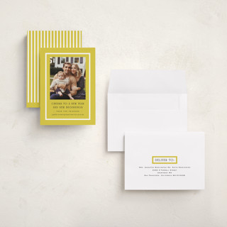 This is a citron babys first christmas with standard by Amy Kross called brighter side printing on recycled smooth signature in grand