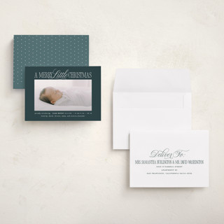 This is a frost babys first christmas with standard by Brooke Chandler called littlest christmas printing on recycled smooth signature in grand