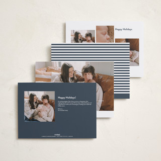 This is a blue spruce babys first christmas with standard by Robert and Stella called counting those blessings printing on recycled smooth signature in grand