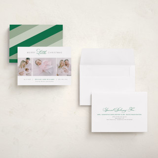 This is a forest babys first christmas with standard by Jen Banks called christmas baby printing on recycled smooth signature in grand