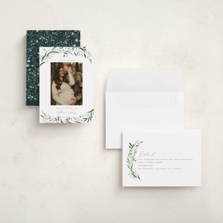 This is a winter babys first christmas with standard by Erin L. Wilson called aurelia printing on recycled smooth signature in grand