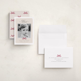 This is a vanilla babys first christmas with standard by Nicoletta Savod called our blessed gift printing on recycled smooth signature in grand