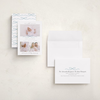 This is a glacier babys first christmas with standard by Emily Betts called baby's first printing on recycled smooth signature in grand