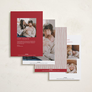 This is a berry babys first christmas with standard by Inkblot Design called scroll printing on recycled smooth signature in grand