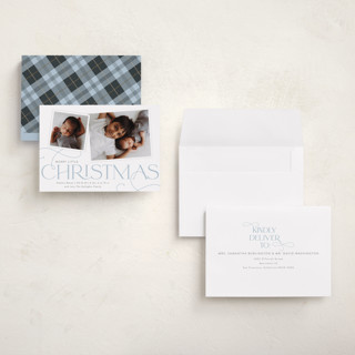 This is a powder babys first christmas with standard by Sarah Brown called little addition printing on recycled smooth signature in grand