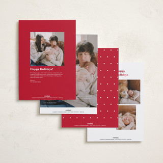 This is a snow babys first christmas with standard by Lori Wemple called even merrier. printing on recycled smooth signature in grand