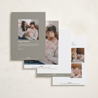 This is a linen babys first christmas with standard by Blustery August called more to love printing on recycled smooth signature in grand