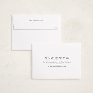 This is a pearl foil stamped birth announcements with foil pressed by Claudia Orengo called edgy printing on recycled smooth signature in standard