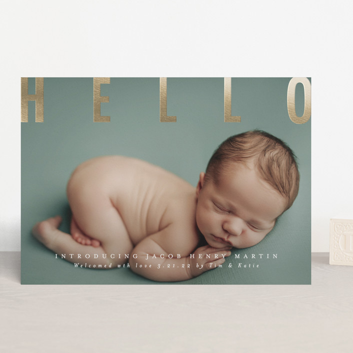 gold hello by Karidy Walker