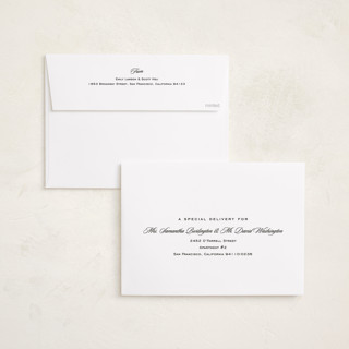 This is a parchment grand birth announcements with standard by Lea Delaveris called story printing on recycled smooth signature in grand