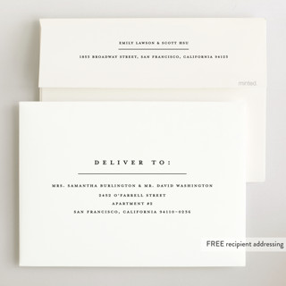 This is a vanilla grand birth announcements with standard by Pixel and Hank called primary printing on recycled smooth signature in grand