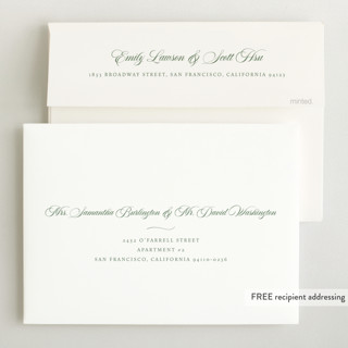 This is a sweet pea grand birth announcements with standard by Alston Foster called little darling printing on recycled smooth signature in grand