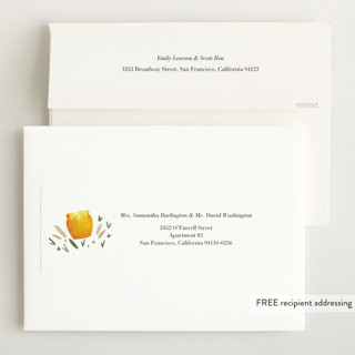 This is a honey grand birth announcements with standard by Oma N. Ramkhelawan called our little hunny printing on recycled smooth signature in grand