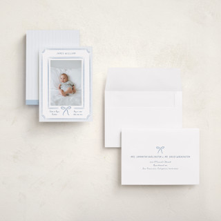 This is a sea grand birth announcements with standard by Elly called a little dream printing on recycled smooth signature in grand