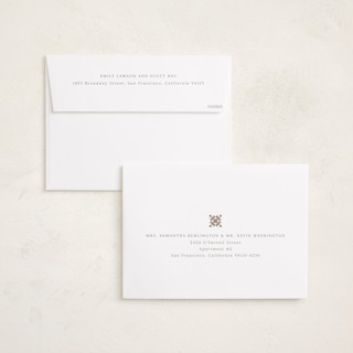 This is a cotton grand birth announcements with standard by Olivia Raufman called bold intro printing on recycled smooth signature in grand