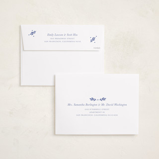 This is a cloud nine grand birth announcements with standard by Alston Foster called sweet sprigs printing on recycled smooth signature in grand