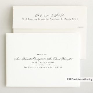 This is a cloud grand birth announcements with standard by Alethea and Ruth called sweeping name printing on recycled smooth signature in grand