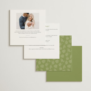 This is a tapenade bridal shower invitations with foil pressed by Kamala Nahas called birthday soiree printing on signature in standard