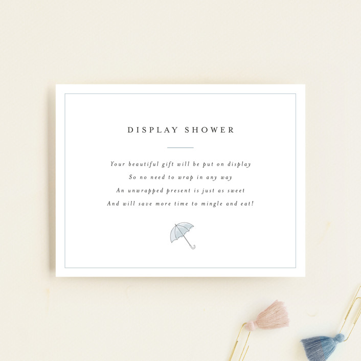 no wrap baby shower insert