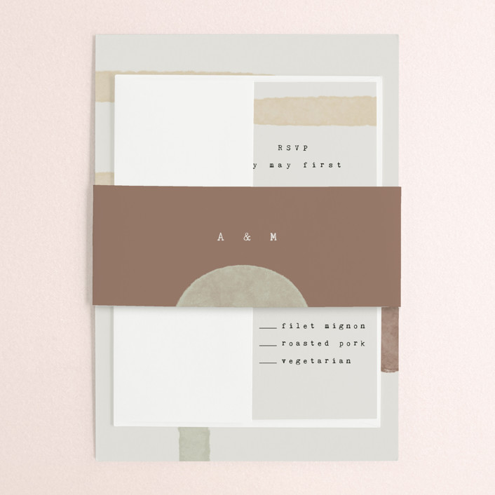 Minimalist Shapes Belly Bands by Heather Cairl Minted