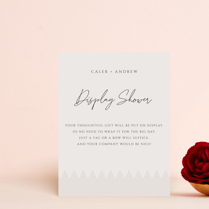 Clean Slate Bridal Shower Insert Cards by Adelyn T. Minted