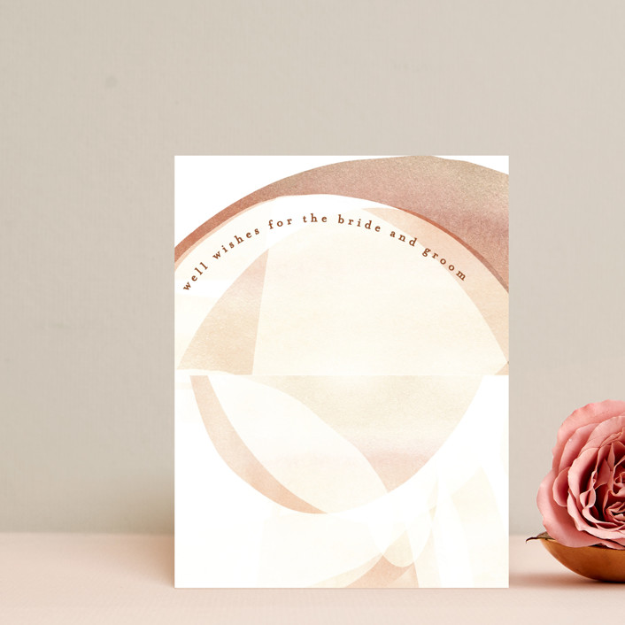 sandy arch bridal shower insert cards by phrosne ras minted sandy arch bridal shower