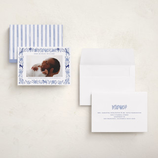 This is a ink petite birth announcements with standard by Sarah Knight called wild one printing on signature in petite