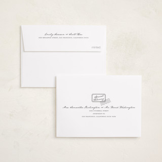 This is a january petite birth announcements with standard by Claudia Orengo called love voucher printing on signature in petite