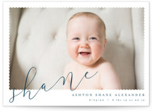 boy birth announcements minted