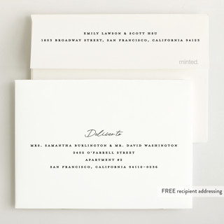 This is a snow petite birth announcements with standard by Bethan called handwriting printing on signature in petite