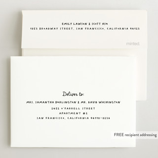 This is a snow petite birth announcements with standard by AK Graphics called cursive printing on signature in petite
