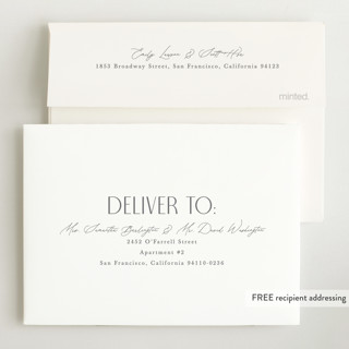 This is a stone petite birth announcements with standard by Pixel and Hank called little introduction printing on recycled smooth signature in petite