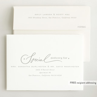 This is a cotton petite birth announcements with standard by Creo Study called sibling intro printing on signature in petite