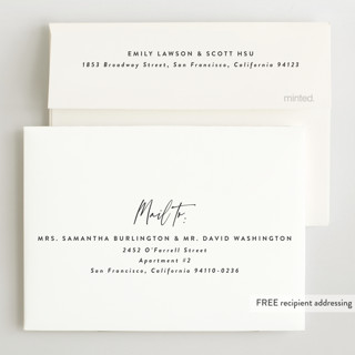 This is a coal petite birth announcements with standard by Carolyn Nicks called written out printing on signature in petite